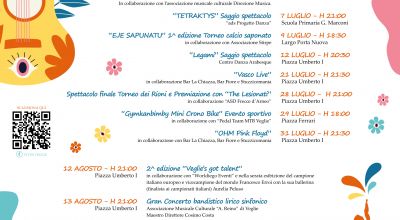 Rassegna di spettacoli nell'ambito del programma VIVES 2022.