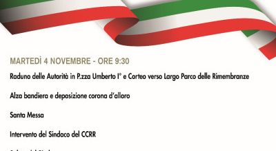 4 NOVEMBRE 2025 - FESTA DELLE FORZE ARMATE E DELL'UNITA' NAZIONALE