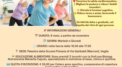  AVANZANDO IN FORMA 2.0... CONTRASTIAMO L’INVECCHIAMENTO! - Anno 2026...