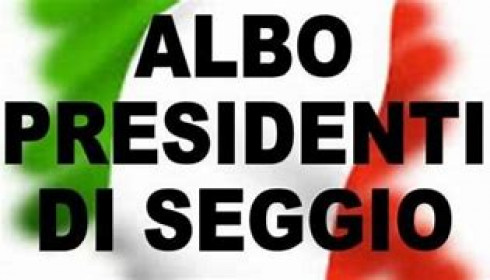 Aggiornamento periodico dell'Albo dei Presidenti di Seggio Elettorale e rela...