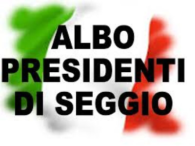 AVVISO INERENTE L'AGGIORNAMENTO PERIODICO DELL'ALBO DEI PRESIDENTI DI SEGGIO ...