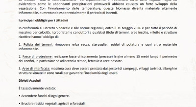 Prevenzione incendi boschivi e di interfaccia &ndash; Disposizioni e obblighi...