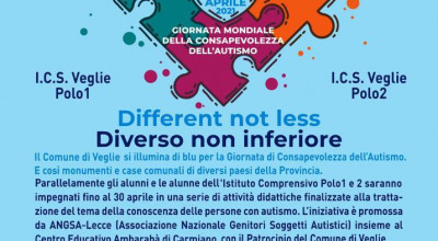 2  Aprile  Giornata mondiale della consapevolezza  dell'autismo  