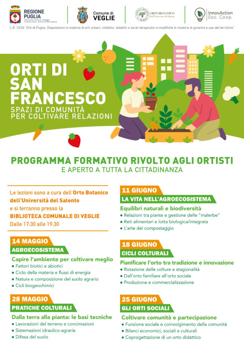 ORTI DI SAN FRANCESCO - SPAZI DI COMUNITA' PER COLTIVARE RELAZIONI