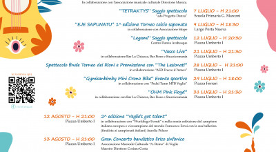 Rassegna di spettacoli nell'ambito del programma VIVES 2022.