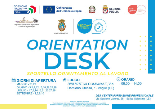 PUNTI CARDINALI FOR WORK - ORIENTIAMO VERSO IL FUTURO. AVVIO ORIENTATION DESK