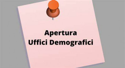 Avviso trasferimento di Sede degli Uffici Demografici