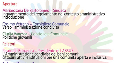 ‼️ VERSO IL REGOLAMENTO SULL'AMMINISTRAZIONE CONDIVISA ‼️