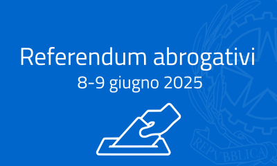 Referendum abrogativi 8-9 Giugno 2025. Avviso pubblico finalizzato all'acqui...