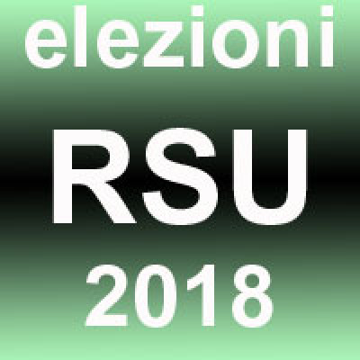 RINNOVO DELLE RAPPRESENTANZE SINDACALI UNITARIE (RSU). ELEZIONI DEL 17, 18 E ...