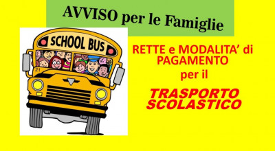 SERVIZIO DI TRASPORTO SCOLASTICO – AVVISO  INERENTE LA CONSEGNA CREDENZ...