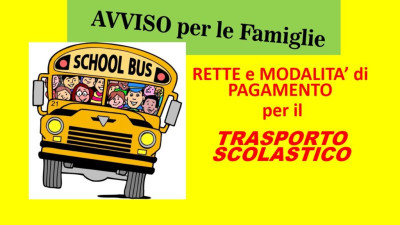 SERVIZIO DI TRASPORTO SCOLASTICO – AVVISO  INERENTE LA CONSEGNA CREDENZ...