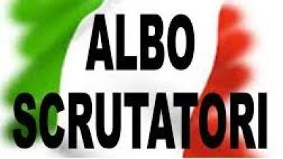 AVVISO INERENTE L'AGGIORNAMENTO PERIODICO DELL'ALBO DEGLI SCRUTATORI  DI SEGG...