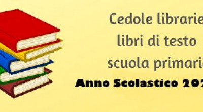 FORNITURA GRATUITA LIBRI DI TESTO PER ALUNNI SCUOLA PRIMARIA. A.S. 2020/2021....