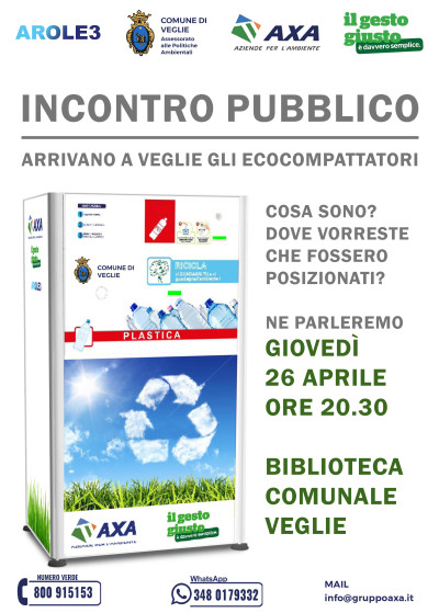 INCONTRO PUBBLICO DEDICATO AI GESTORI DI ATTIVITA' COMMERCIALI - GLI ECO COMP...