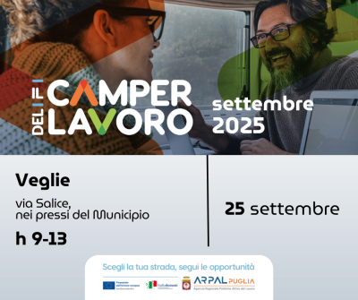 CAMPER DEL LAVORO ARPAL PUGLIA - 25 SETTEMBRE 2025 VIA SALICE